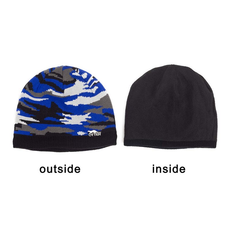 OTTER Waterproof, Windproof, Breathable - Beanie Knit Hat for Cold Weather Available in 7 Colours (Black) - Image 5